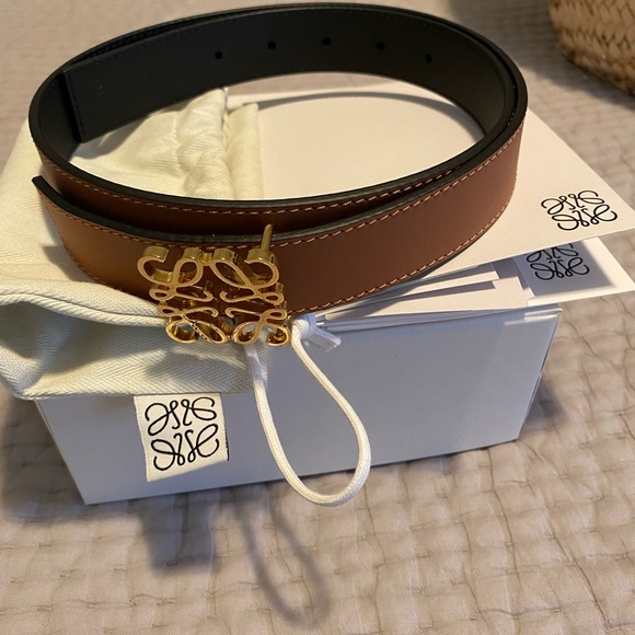 Loewe reversible belt gold hardware 75 xs/s - Picture 1 of 4